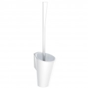 Pot à balai WC avec manche long ergonomique