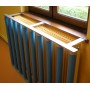 Protège radiateur Parkid - adaptation fixation mur et sol