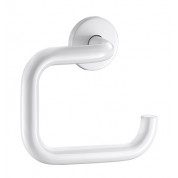 Porte-papier WC à rouleau - époxy blanc - DE-4081