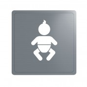 Plaque inox "Nurserie" DELABIE 510156S