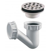 Kit Bonde et siphon lavabo coudé