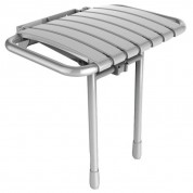 Siège de douche PMR relevable blanc