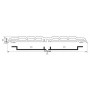 Lisse murale anglisol - mesure