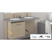 Ensemble mobilier salle de bain gamme Retract - Chêne Vert - illustration 1