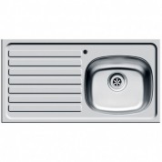 Évier à encastrer PMR en acier inox - droite