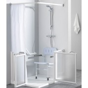 Paroi Essentielle pour douche en "Angle" - PMR