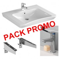 Pack Lavabo PMR + Fixation + mitigeur