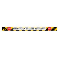 bande de distance sécurité Covid