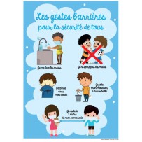 Signalétique Covid enfants école