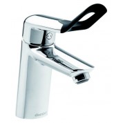 Mitigeur lavabo avec X-change Chromé/Noir