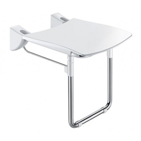 Siège Grand Confort relevable avec pied Ultra Polish DELABIE 510430