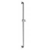 Barre droite avec coulisseau Ø 32, Inox poli DELABIE 5460P2