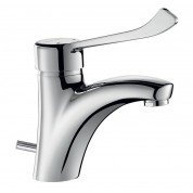 Mitigeur lavabo H.85 L.135 avec vidage - DELABIE 2520L