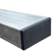 Poteau 80x40x2 en acier galvanisé à chaud