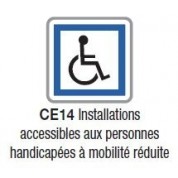 Panneau d'indication de services  CE 14 - Bretagne - NADIA