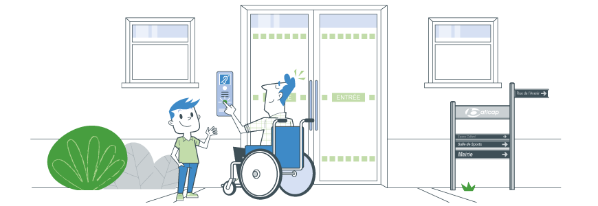 Signalétique accessibilité erp